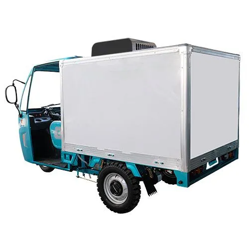 Triciclo eléctrico de carga Refrigerado C-800 A batería LiFePO4Mn de 60V 90Ah (sistema refrigerado con batería Gel 60V 32Ah)