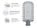 Solar LED Lights With Lithium Battery