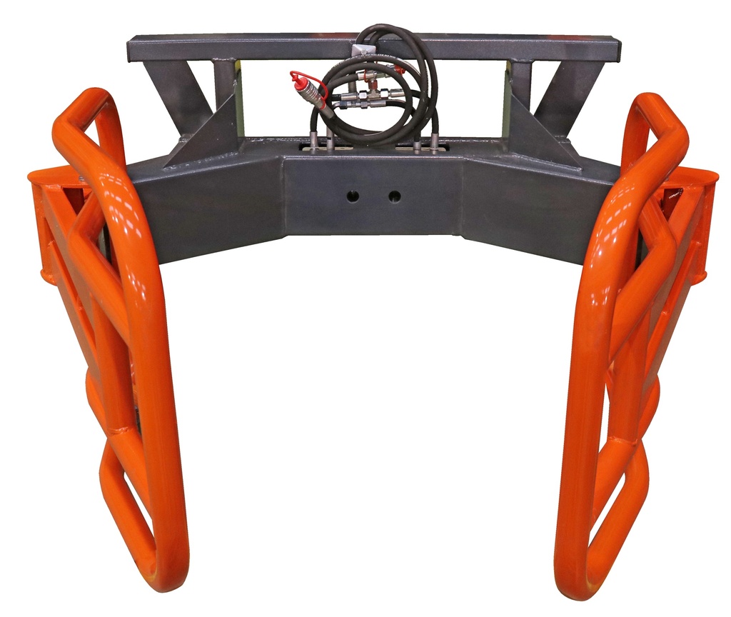 Pinza carga pacas hidráulica dos cilindros