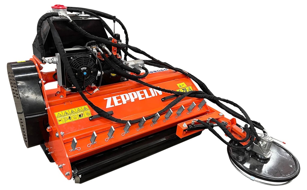 Trituradora de martillos gran volumen grand canyon especial viña con equipo hidráulico con radiador