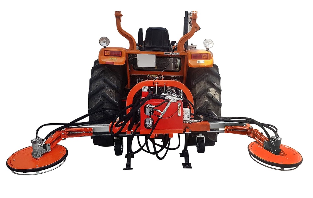 Equipo de dos discos con centralita hidráulica y radiador