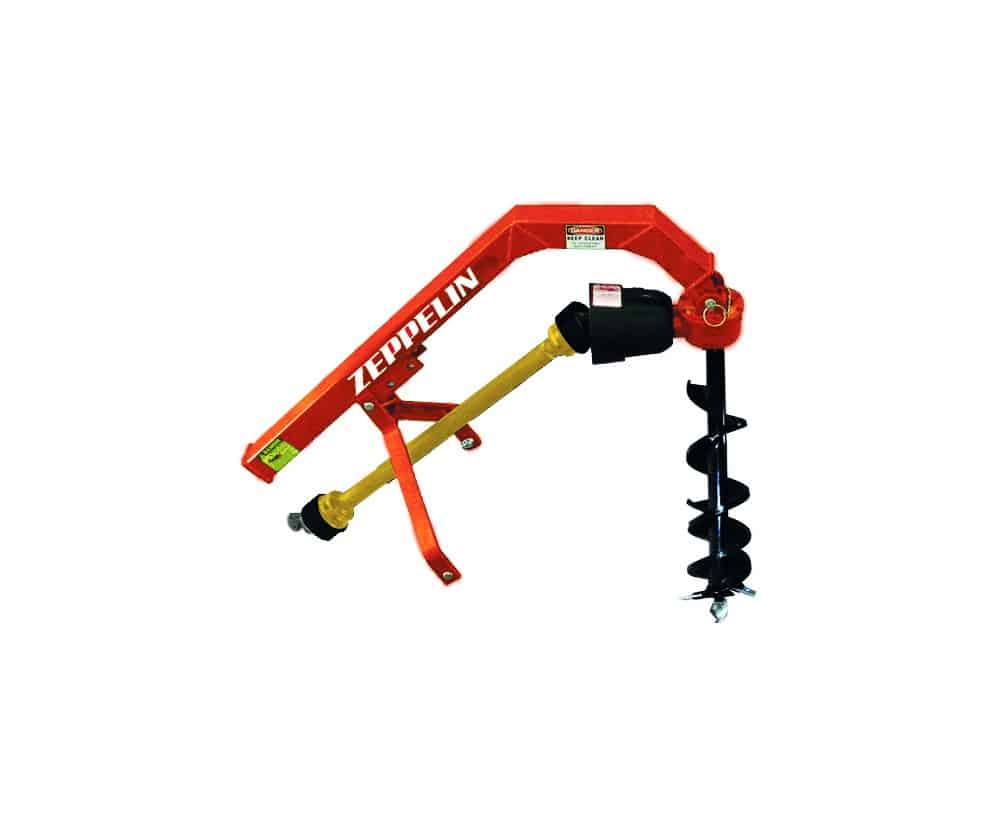 Ahoyadora mecánica al tractor