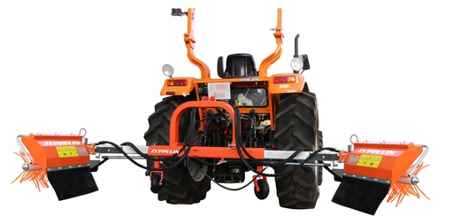 Equipos telescópicos de 2 cabezales desbrotadores